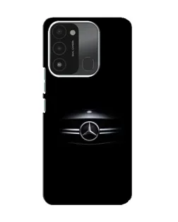 Чехол для TECNO Spark 8C с картинкой «Mercedes — абстрактные линии»
