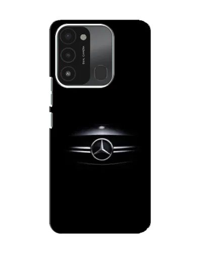 Чехол для TECNO Spark 8C с картинкой «Mercedes — абстрактные линии»