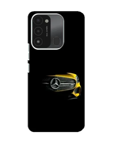 Чехол для TECNO Spark 8C с картинкой «Mercedes — ретро стиль»
