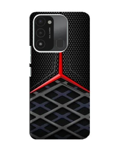 Чехол для TECNO Spark 8C с картинкой «Mercedes Carbon Grid»