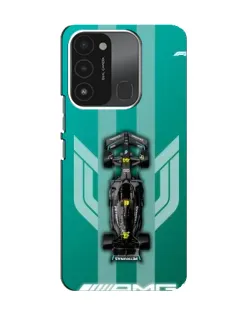 Чехол для TECNO Spark 8C с картинкой «Mercedes AMG Petronas»