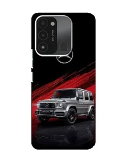 Чехол для TECNO Spark 8C с картинкой «Mercedes G-Class красный»