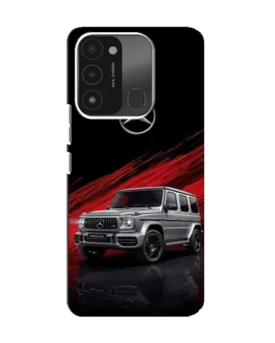 Чехол для TECNO Spark 8C с картинкой «Mercedes G-Class красный»