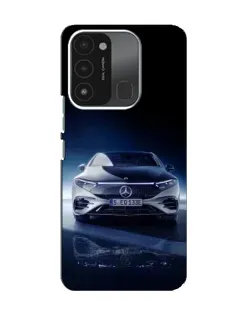 Чехол для TECNO Spark 8C с картинкой «Ночной Mercedes EQ»