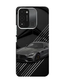 Чехол для TECNO Spark 8C с картинкой «Mercedes AMG — графика»