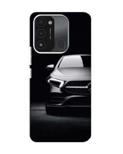 Чехол для TECNO Spark 8C с картинкой «Свет фар Mercedes»