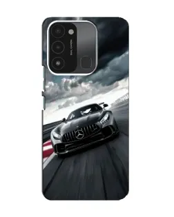 Чехол для TECNO Spark 8C с картинкой «Гоночный Mercedes AMG»