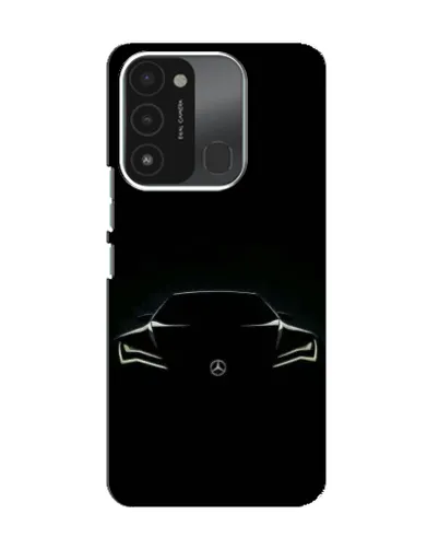 Чехол для TECNO Spark 8C с картинкой «Mercedes — силуэт авто» Чехол для TECNO Spark 8C с картинкой «Mercedes — силуэт авто»