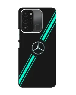 Чехол для TECNO Spark 8C с картинкой «Спортивные линии Mercedes»