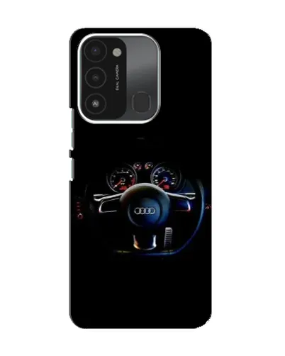 Чехол для TECNO Spark 8C с картинкой «Салон Audi — руль» Чехол для TECNO Spark 8C с картинкой «Салон Audi — руль»
