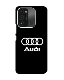 Чехол для TECNO Spark 8C с картинкой «Классическое лого Audi»