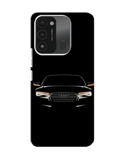 Чехол для TECNO Spark 8C с картинкой «Audi — ночной контур»