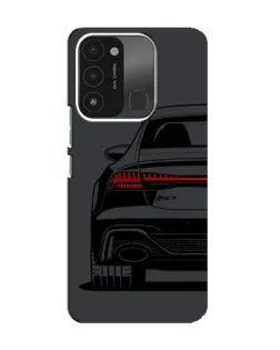 Чехол для TECNO Spark 8C с картинкой «Задняя часть Audi — арт»