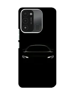 Чехол для TECNO Spark 8C с картинкой «Взгляд Audi в темноте»