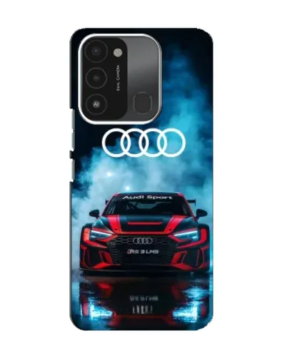 Чехол для TECNO Spark 8C с картинкой «Audi Sport — неон» Чехол для TECNO Spark 8C с картинкой «Audi Sport — неон»