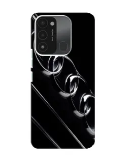 Чехол для TECNO Spark 8C с картинкой «Audi — абстрактные кольца»