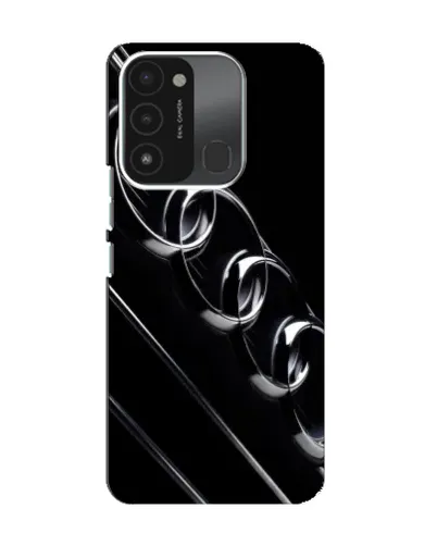 Чехол для TECNO Spark 8C с картинкой «Audi — абстрактные кольца» Чехол для TECNO Spark 8C с картинкой «Audi — абстрактные кольца»