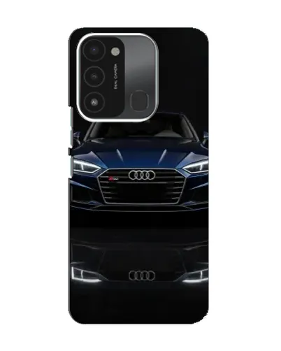 Чехол для TECNO Spark 8C с картинкой «Audi — ночное отражение» Чехол для TECNO Spark 8C с картинкой «Audi — ночное отражение»