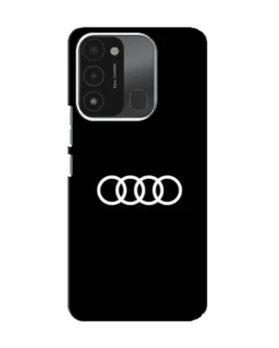 Чехол для TECNO Spark 8C с картинкой «Audi White Logo» Чехол для TECNO Spark 8C с картинкой «Audi White Logo»