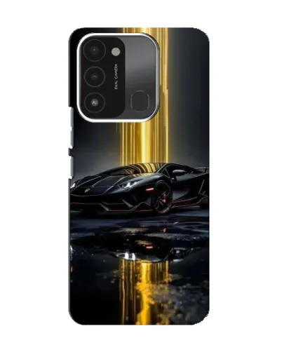Чехол для TECNO Spark 8C с картинкой «Ночной Lamborghini драйв»
