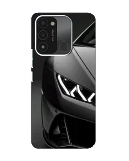 Чехол для TECNO Spark 8C с картинкой «Lamborghini фары детализация»