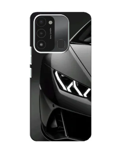 Чехол для TECNO Spark 8C с картинкой «Lamborghini фары детализация»