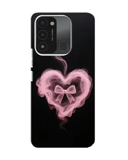 Чехол для TECNO Spark 8C с картинкой «Дымчатое сердце»