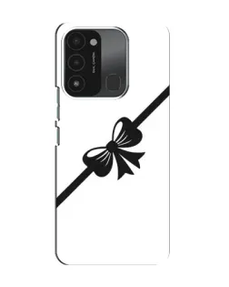 Чехол для TECNO Spark 8C с картинкой «Диагональный бант»
