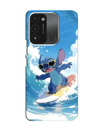 Чехол для TECNO Spark 8C с картинкой «Стич на волне» Чехол для TECNO Spark 8C с картинкой «Стич на волне»