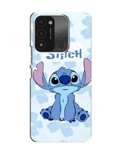 Чехол для TECNO Spark 8C с картинкой «Stitch среди цветов» Чехол для TECNO Spark 8C с картинкой «Stitch среди цветов»