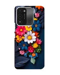Чехол для TECNO Spark 8C с картинкой «Цветочная феерия» Чехол для TECNO Spark 8C с картинкой «Цветочная феерия»