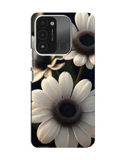 Чехол для TECNO Spark 8C с картинкой «Белые маргаритки макро» Чехол для TECNO Spark 8C с картинкой «Белые маргаритки макро»