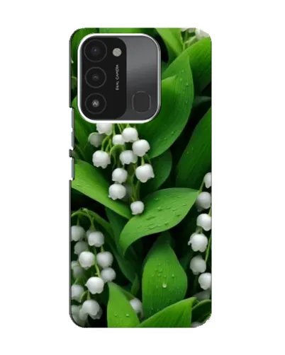 Чехол для TECNO Spark 8C с картинкой «Ландыши в зелени»
