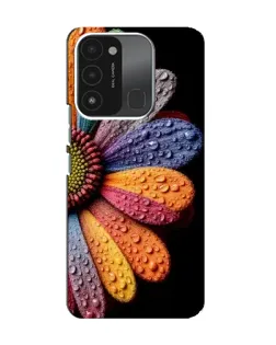 Чехол для TECNO Spark 8C с картинкой «Радужный цветок» Чехол для TECNO Spark 8C с картинкой «Радужный цветок»