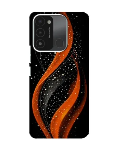Чехол для TECNO Spark 8C с картинкой «Огненная звездная волна»