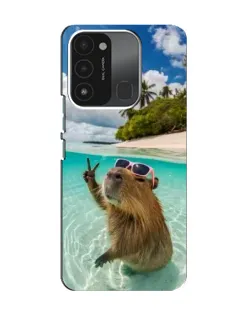 Чохол для TECNO Spark 8C з картинкою «Капібара на морі» Чохол для TECNO Spark 8C з картинкою «Капібара на морі»