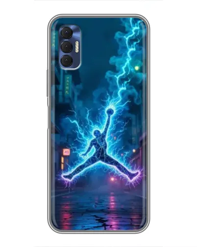 Чехол для TECNO Spark 8P с картинкой «Jordan Gold Jumpman» Чехол для TECNO Spark 8P с картинкой «Jordan Gold Jumpman»