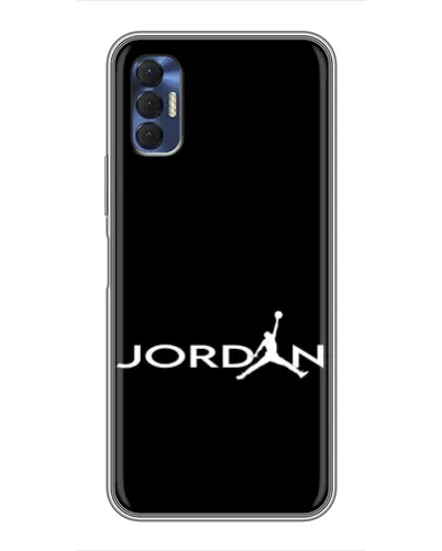 Чехол для TECNO Spark 8P с картинкой «Jordan White Logo» Чехол для TECNO Spark 8P с картинкой «Jordan White Logo»