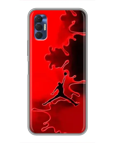 Чехол для TECNO Spark 8P с картинкой «Jordan Red Smoke» Чехол для TECNO Spark 8P с картинкой «Jordan Red Smoke»