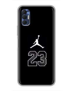 Чехол для TECNO Spark 8P с картинкой «Jordan Flight 23» Чехол для TECNO Spark 8P с картинкой «Jordan Flight 23»