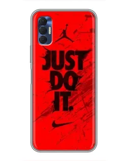Чехол для TECNO Spark 8P с картинкой «Nike Just Do It» Чехол для TECNO Spark 8P с картинкой «Nike Just Do It»