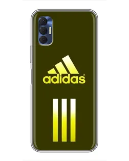 Чехол для TECNO Spark 8P с картинкой «Оливковый градиент Adidas»