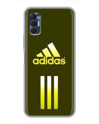 Чехол для TECNO Spark 8P с картинкой «Оливковый градиент Adidas»