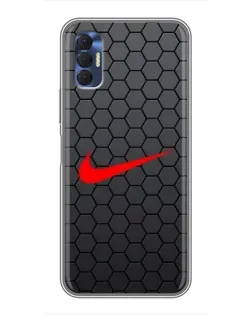 Чохол для TECNO Spark 8P з картинкою «Nike — карбонова сітка» Чохол для TECNO Spark 8P з картинкою «Nike — карбонова сітка»