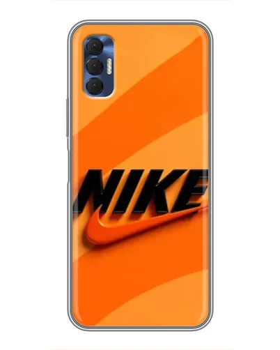 Чехол для TECNO Spark 8P с картинкой «Оранжевый драйв Nike» Чехол для TECNO Spark 8P с картинкой «Оранжевый драйв Nike»