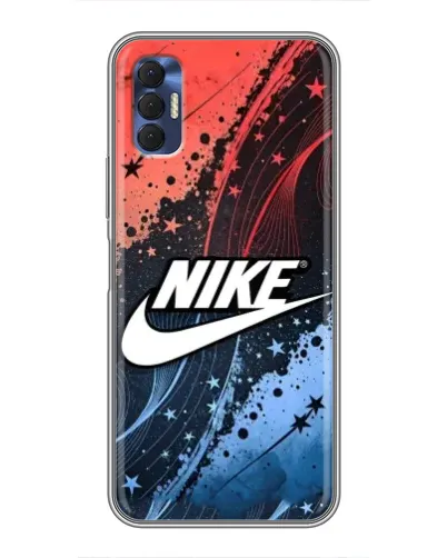 Чехол для TECNO Spark 8P с картинкой «Градиентный принт Найк» Чехол для TECNO Spark 8P с картинкой «Градиентный принт Найк»