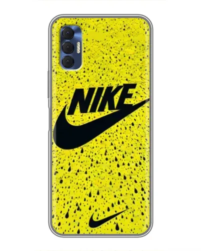 Чехол для TECNO Spark 8P с картинкой «Желтый текстурный Nike» Чехол для TECNO Spark 8P с картинкой «Желтый текстурный Nike»