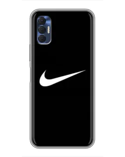 Чехол для TECNO Spark 8P с картинкой «Минималистический Найк»