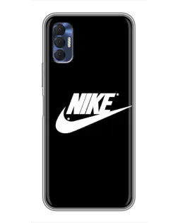Чехол для TECNO Spark 8P с картинкой «Мазки краски Nike»