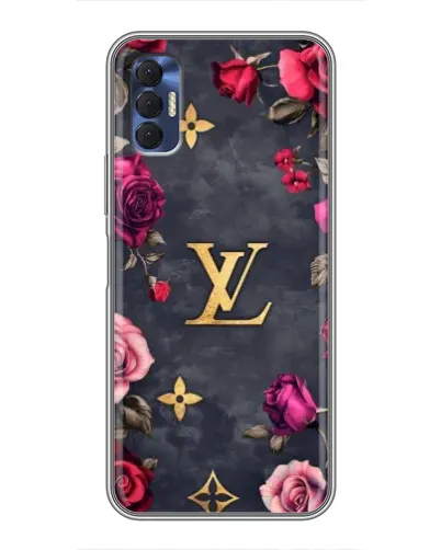 Чехол для TECNO Spark 8P с картинкой «Цветочный Louis Vuitton» Чехол для TECNO Spark 8P с картинкой «Цветочный Louis Vuitton»